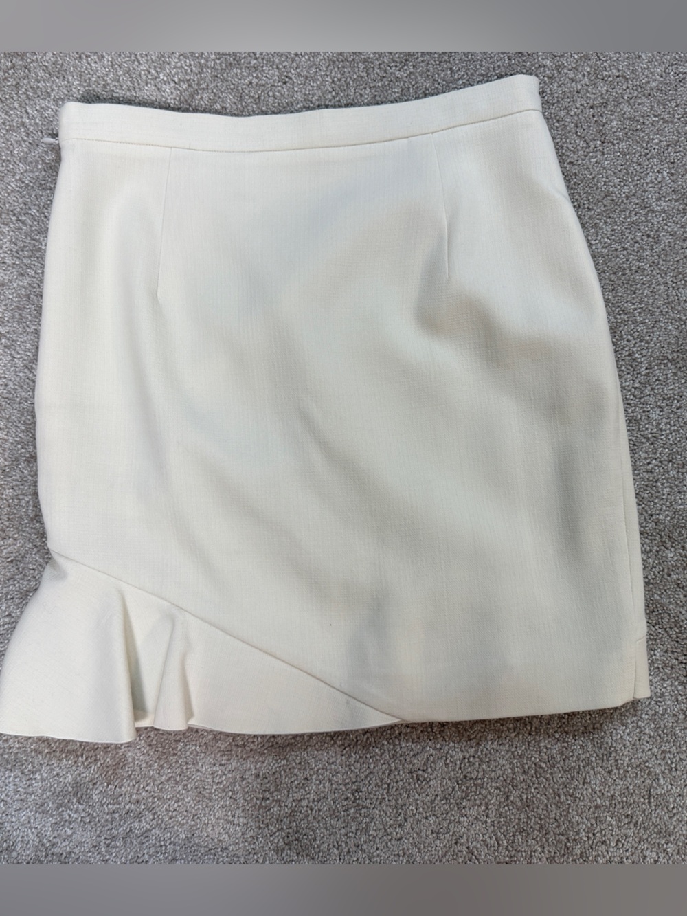 EMILIO PUCCI | Ivory Virgin Wool Draped Ruffle Mini Skirt | IT 40 / US 6 - Picture 16 of 16